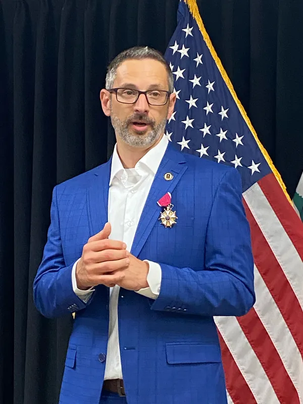 Lou Spinazze, Director of Workforce Development, retired U.S. Army Sergeant Major